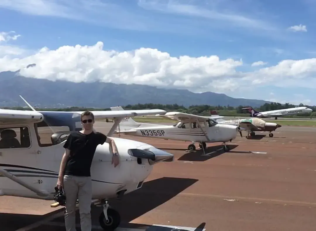 First intro flight at Kahului Airport, 2018